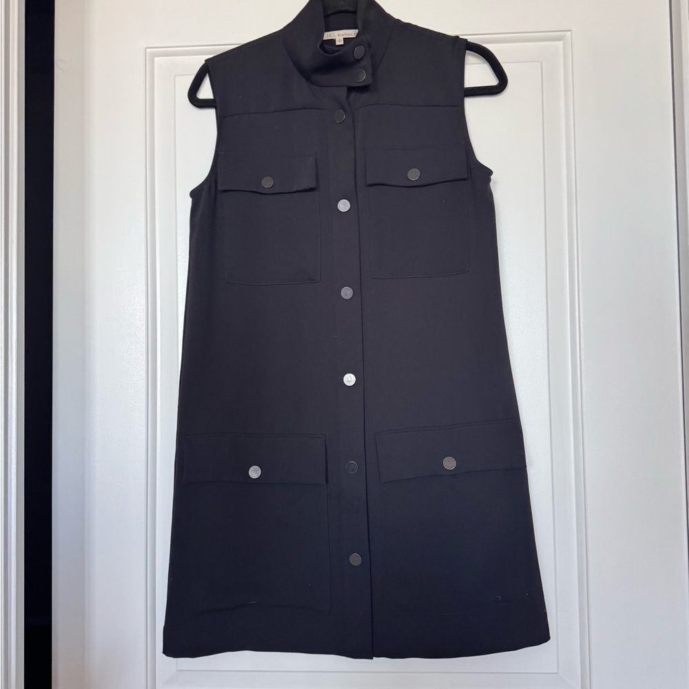 Rachel Roy Sleeveless Button Down Dress - Picture 2 of 7